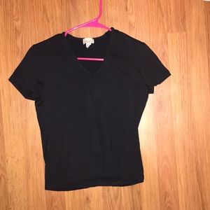 Black v-neck